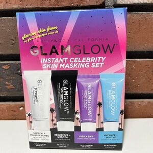 GLAMGLOW Instant Celebrity Skin Masking Travel Size Set Supermud, Youthmud